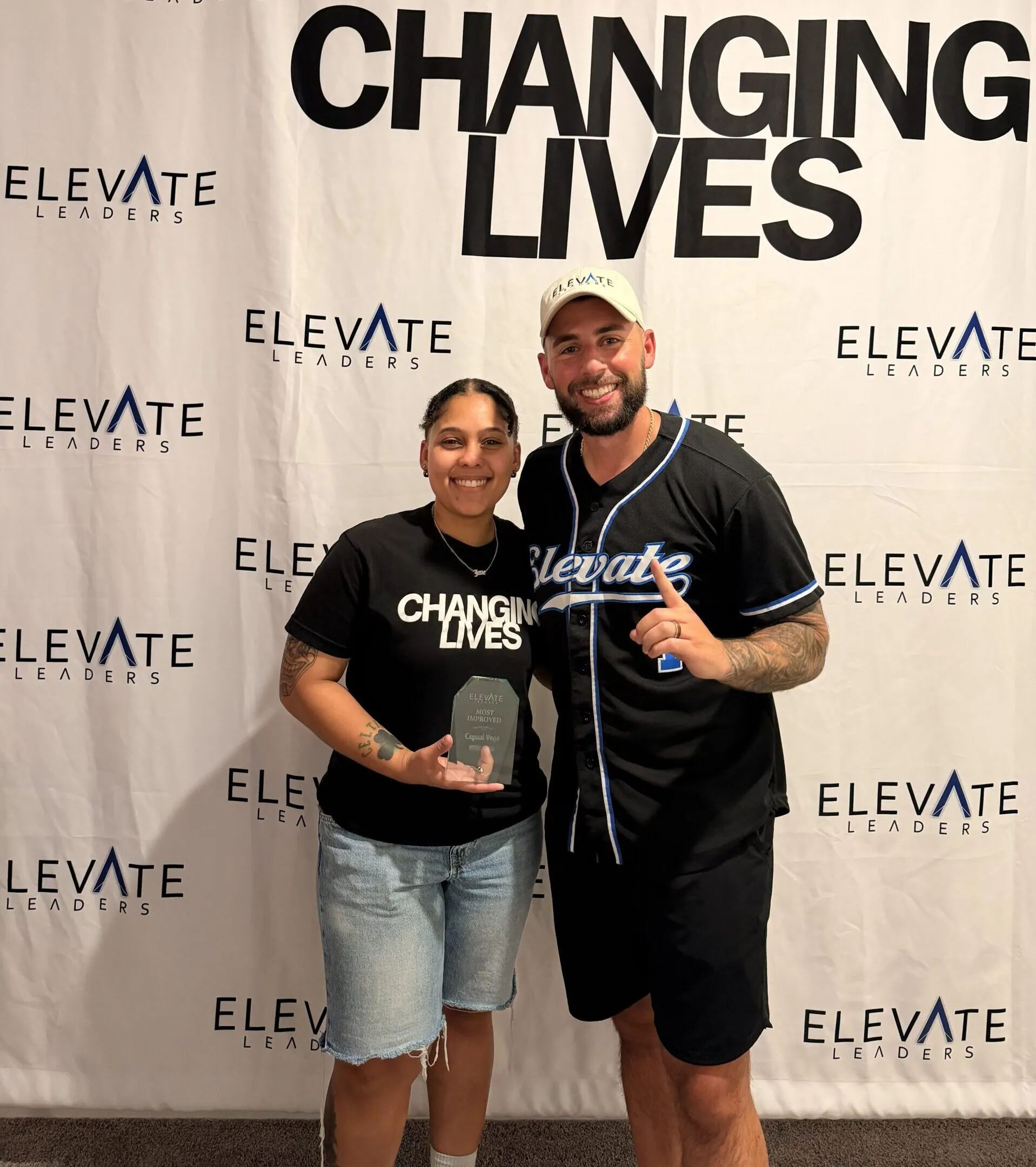 Crystal at a Changing Lives event